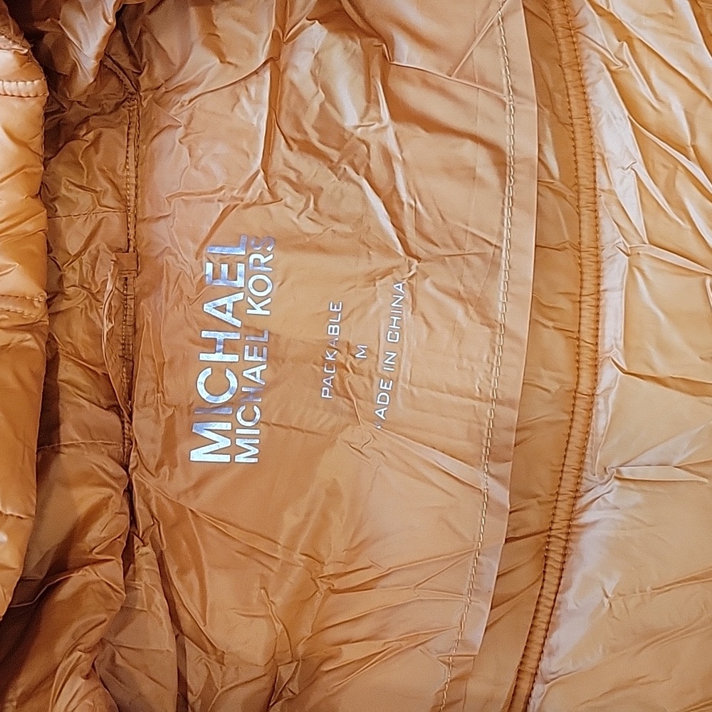 Michael Kors Orange Packable Jacket - image 3